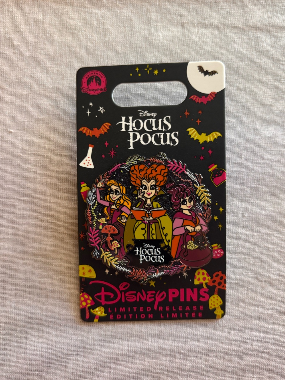 Disney Hocus Pocus Sanderson Sisters Pin Limited Release Halloween Brand New